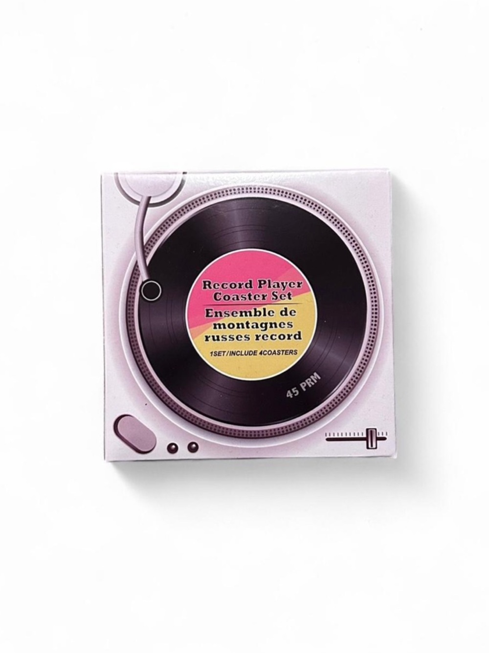 Record Player Coaster Set
